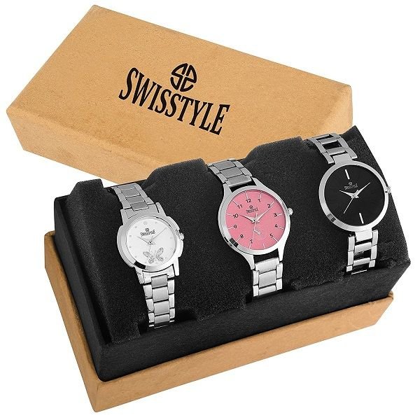 Swisstyle Analogue Multicolor Dial Women's Watch