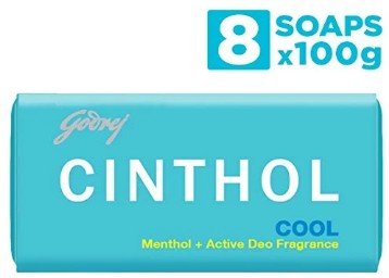 Cinthol Cool Soap, 100 g (Pack of 8) Rs. 189