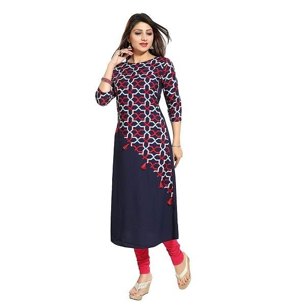 ALC Creation Women's Crepe A-Line Kurti