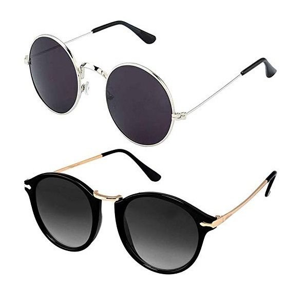 Y&S UV Protected Stylish Combo Unisex Sunglasses
