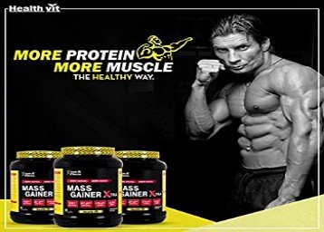 Healthvit Mass Gainer  with Carbs and Proteins - 2 kg Rs. 1300