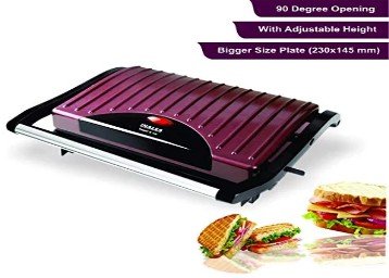 Inalsa Toast & Co 700-Watt Mini Grill Toaster Rs. 1265