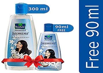 Parachute Jasmine Coconut Hair Oil, 300ml (Free 90ml) at Rs. 96