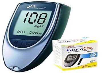 Dr. Morepen BG-03 Gluco One Glucometer + 25 Strips Rs. 460