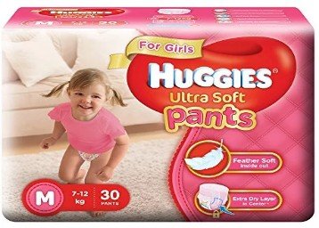 Huggies Pants M Size Diapers for Girls Rs.329