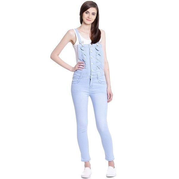 Broadstar Women's Ankle Length Dungaree