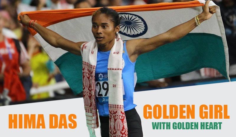 Hima Das: India’s Golden Girl with Golden Heart