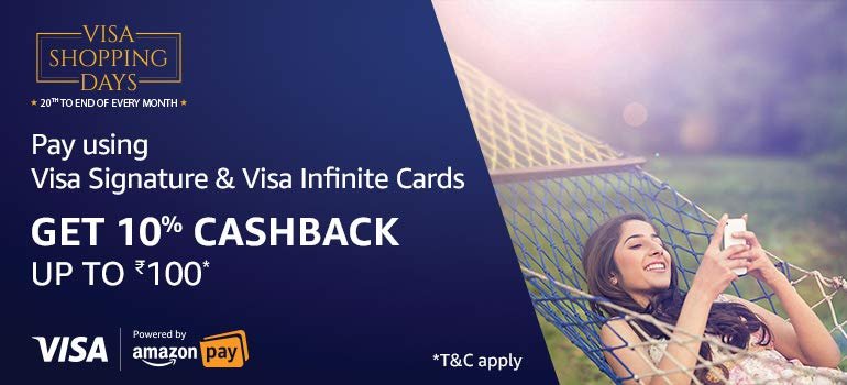 Amazon-Visa Signature or Visa Infinite cards 10% Cashback