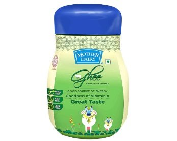 [Lowest] Mother Dairy Cow Ghee Jar, 500ml @ Rs. 179