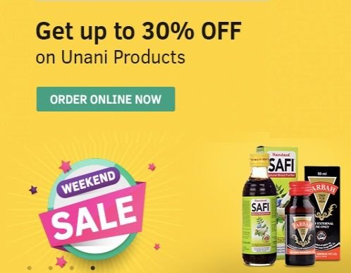 1mg Weekend Sale: Up to 30% Off On Unani Medicines