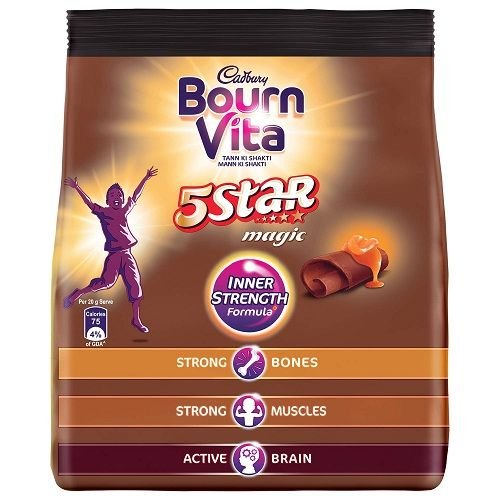 Bournvita 5 Star Magic Chocolate Health Drink, 500 gm