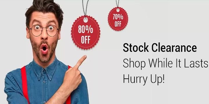 Stock Clearance Sale: Upto 80% Off + 10% Off