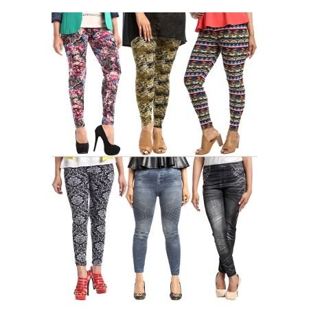 Couture Cat Pack of 4 Butter Pants & 2 Jeggings