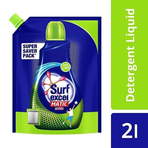 Surf Excel Top Load Matic Liquid Detergent Pouch, 2 L @ Rs.320