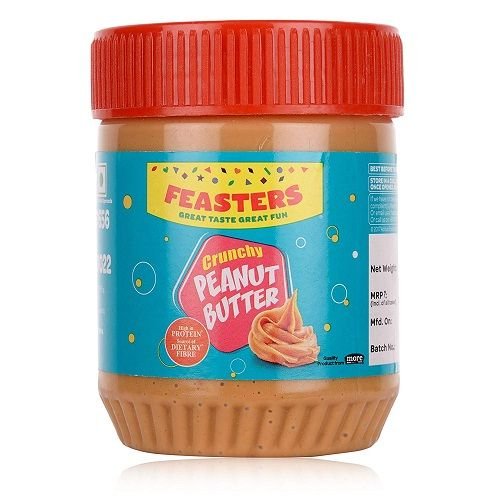 Feasters Peanut Butter Crunchy Bottle, 227g At Just Rs.50