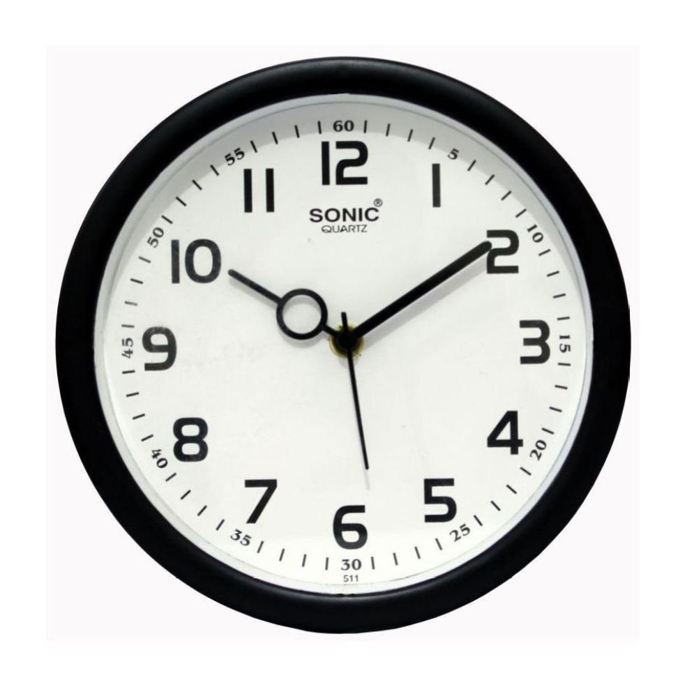 Analog Wall Clock 18 cms & Get 10% instant discount on SBI Debit card