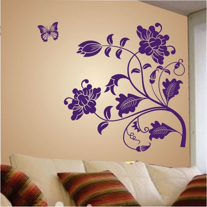 Decals Design 'Vine Flower' Wall Sticker
