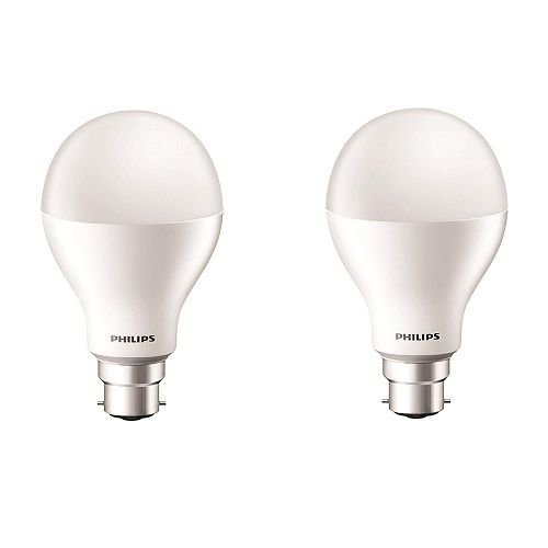 Philips 17-Watt LED Bulb (Pack of 2, Cool Day Light)