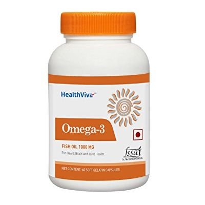 HealthViva Omega 3 Supplement, 60 softgels