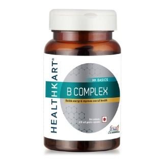 HealthKart B Complex, Unflavoured 60 capsules