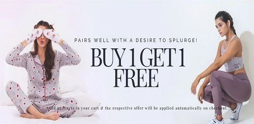 Zivame - Buy 1 Get 1 Free On Everything collection