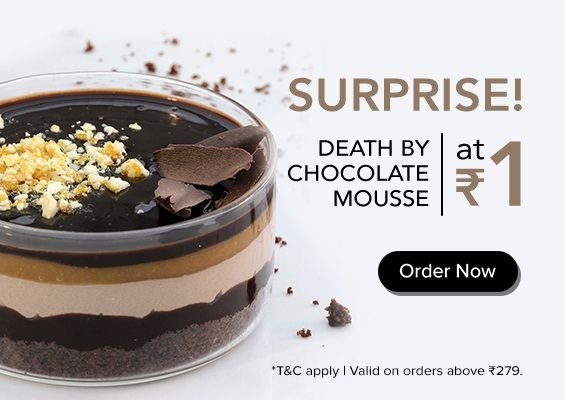 Freshmenu Loot: Death by Chocolate Mousse At Just Rs.1