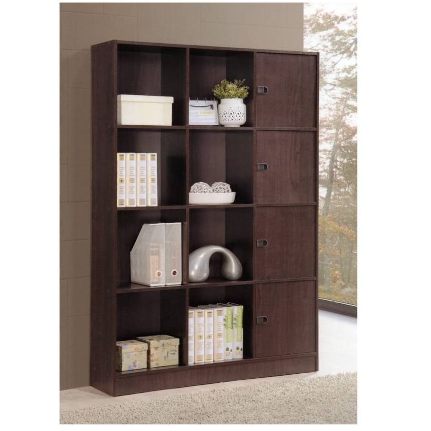 Woodness Engineered Wood Semi-Open Book Shelf