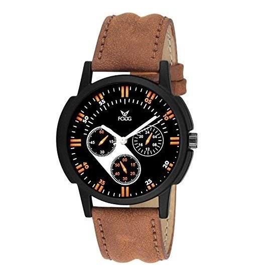 Fogg Analog Black Chrono Dummy Dial Men's Watch @ Rs.149