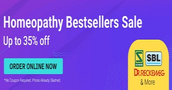 Get Upto 35% Off on Homeopathy Bestseller Sale