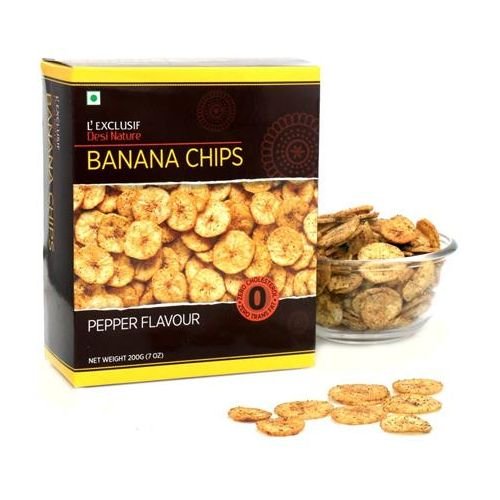 Banana Chips - Pepper Flavour - L'Exclusif - 200 g
