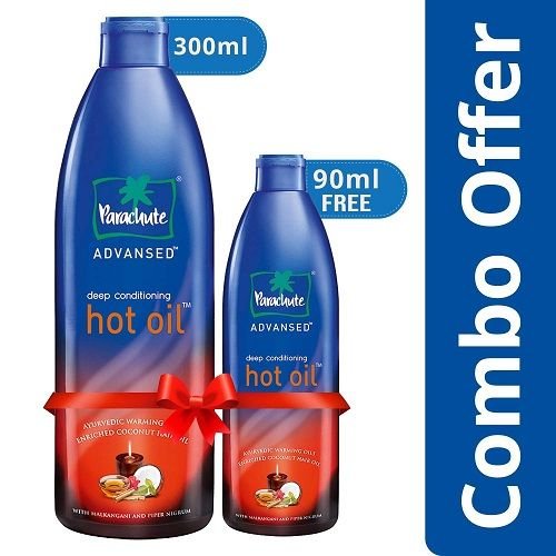 Parachute Advansed Ayurvedic Hot Oil, 300ml (FREE 90ml)