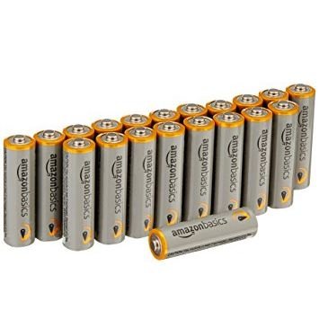 AmazonBasics AA Performance Alkaline Batteries (20-Pack)