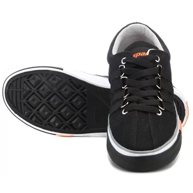 Sparx Sporty Canvas Shoes For Men, Black