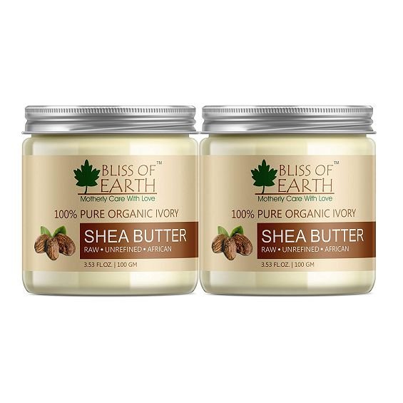 Bliss of Earth Ivory Shea Butter (100 gm, Pack of 2)