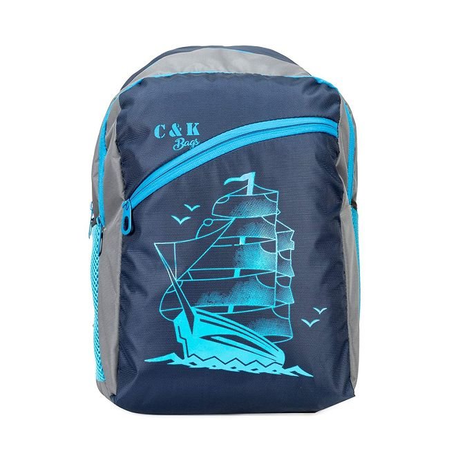 Chris & Kate Polyester 27 Ltr Blue School Bag
