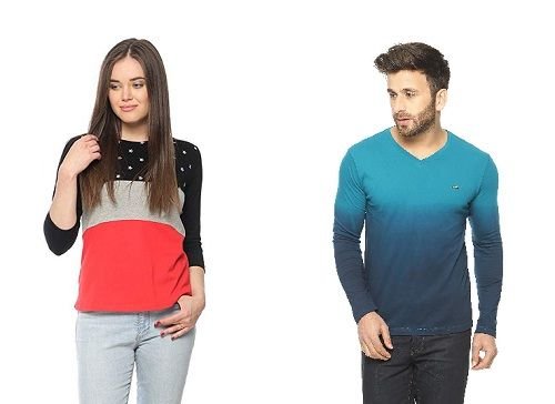 T-shirts, Hoodies & Tops by Gritstones & Vvoguish Under Rs.449