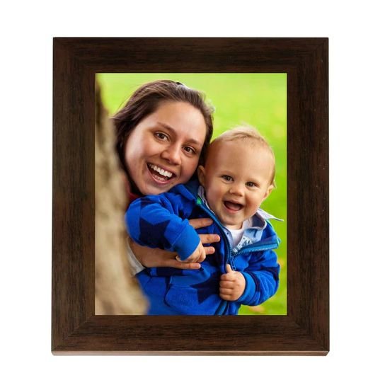 WENS Brown Synthetic Wood Photo Frame