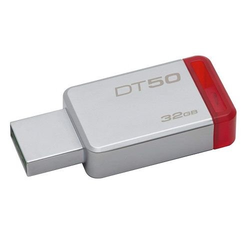 (Lowest) Kingston DataTraveler 50 USB 3.0 Pen Drive, Red
