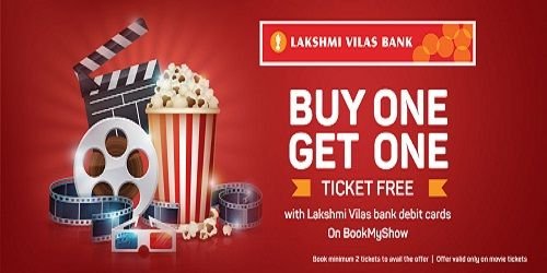 Lakshmi Vilas Bank Debit Card Movie Tickets Offer