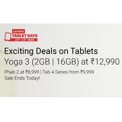 Lenovo Tablet Days: Exciting Deals On Tablet