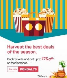 Book Movie Tickets & Food Combos Discount