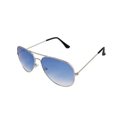 David Martin Silver Aviators Sunglasses (UV Protected)