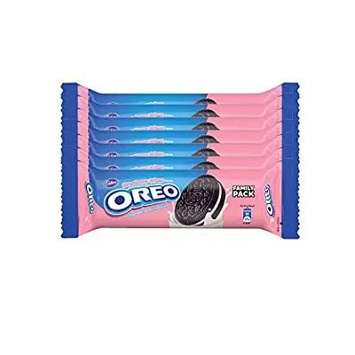 Oreo Cadbury Strawberry Cream Biscuit, 120g (Pack of 7)