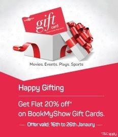 Gift Card Republic Day Sale: FLAT 20% discount on Gift Card