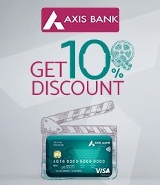 Axis Bank Online Rewards Debit card offer - Discount on Movie Tickets