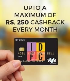 IDFC Bank Debit Card Movie Ticket Offer & Discount