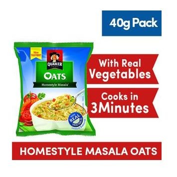 Quaker Oats - Homestyle Masala, with Real Vegetables, 40 gm Pouch