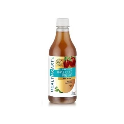 HealthKart Organic Apple Cider Vinegar, 0.5 L Unflavoured