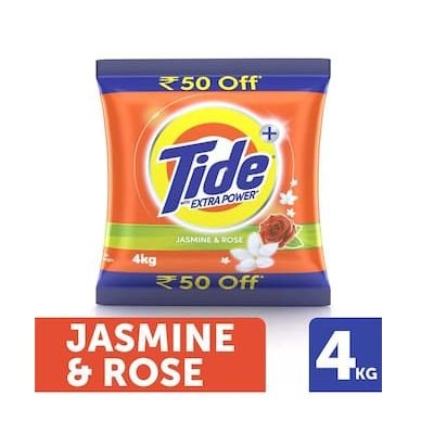 Tide Jasmine & Rose Detergent Washing Powder + Rs.50 OFF