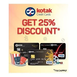 Get 25% Off Up to Rs.150 With Kotak Visa Signature Credit Card